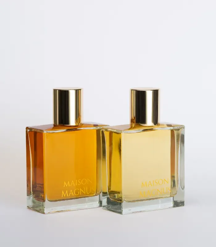 pack rituel de départ duo de parfums d'intérieur de la collection éternels de maison magnus. Eaux de parfums d'intérieur haut de gamme élaborés à Grasse
