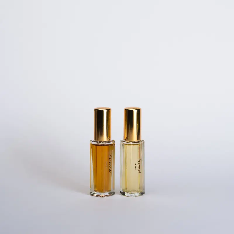 Coffret découverte collection éternels, signature olfactive créer à Grasse. des eaux de parfums d'intérieur haut de gamme